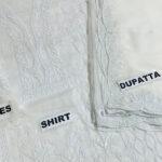 • Heavy Embroidered Chiffon Dress with 4-Side Embroidered Dupatta (Unstitched)