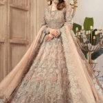 Wedding Embroidered Net Long Maxi Party Wear (Unstitched)