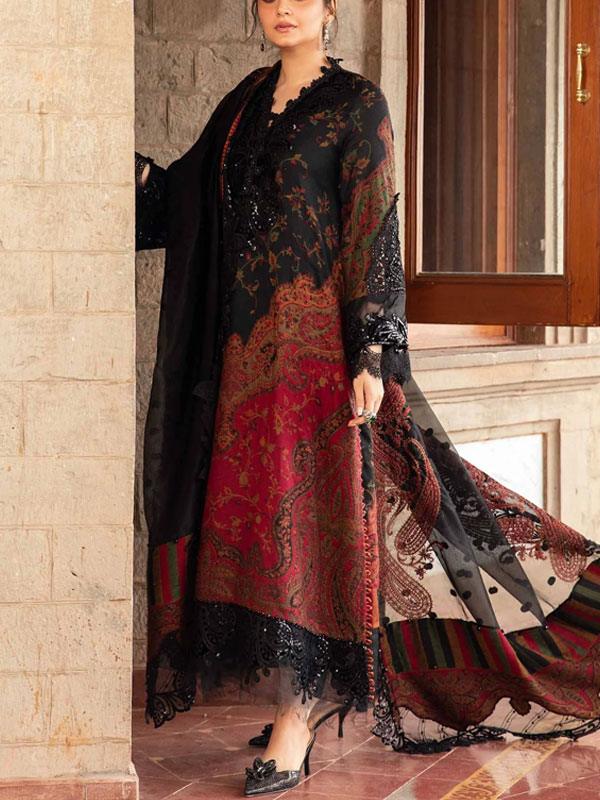 Luxury Lawn 3-Piece Unstitched Suit