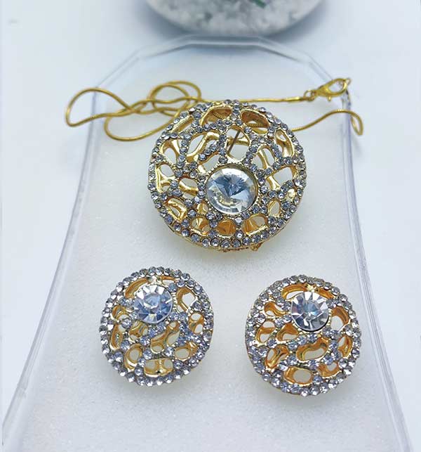 Locket Set With Earring