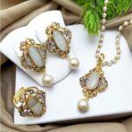 Egyptian Pendant Set Earring & Adjustable Ring