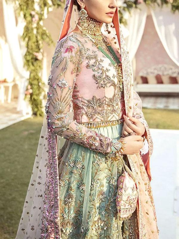 Luxuries Wedding Maxi Dress in 12 Kali (Unstitched)