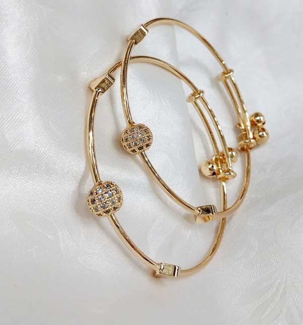 Imported Gold Plated Bangles Set