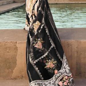 Chikankari Embroidered Lawn Dress with Dupatta