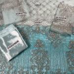 Heavy Embroidered NET Wedding Maxi Dress with Full 3D Handwork