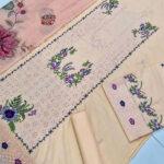 Qalamkar Digital Printed Lawn Embroidery Suit