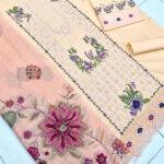 Qalamkar Digital Printed Lawn Embroidery Suit