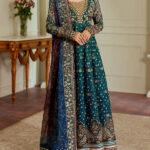 Chiffon Heavy Sequins Embroidered Dress with 4-Side Dupatta (Unstitched)