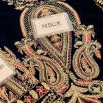 Velvet Spengle Embroidered Party Dress with Velvet Shawl (Unstitched)