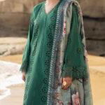 Luxury Chicken Kari Dress with Digital Silk Dupatta