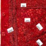 3D Handwork NET Heavy Embroidered Maxi Dress with 3-Piece Unstitched Suit