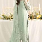 Heavy Embroidered Chiffon Formal Party & Wedding Dress (Unstitched) Upgrade your festive and wedding wardrobe with this luxurious heavy embroidered chiffon dress, crafted with fine thread and sequins detailing. The fully embroidered front, back, and sleeves add an elegant charm, paired with a beautifully embroidered chiffon dupatta and a soft trouser — perfect for formal events, parties, and wedding occasions. ✨ Features: Heavy embroidered chiffon front Embroidered chiffon back Embroidered chiffon sleeves Embroidered chiffon dupatta Plain trouser Premium quality fabric ideal for formal & wedding wear