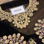 Chiffon Full Heavy Embroidered Dress with Organza Dupatta (Unstitched)