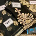 Chiffon Full Heavy Embroidered Dress with Organza Dupatta (Unstitched)