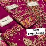 Luxury Chiffon Party Wear Dress & Embroidered Dupatta