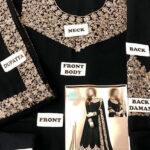 Chiffon Embroidered Black Maxi (Unstitched)