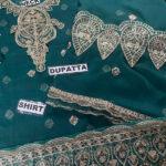 Heavy Chiffon Embroidered Dress With 4 Side Embroidered Dupatta (Unstitched)