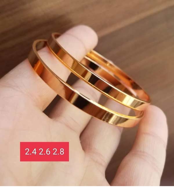 Gold Plated Kara Set
