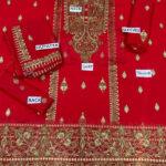 Luxury Chiffon 3-Piece Embroidered Suit