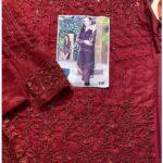 NET Sequins Full Heavy Embroidered 2 Pec Dress (Shirt + Trouser) (Un-Stitched)