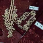 Luxury Chiffon 3 Piece Embroidered Outfit