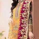 Chiffon Heavy Embroidered Wedding Dress