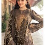 Latest Printed Lawn Dress With Chiffon Embroidered Dupatta (Unstitched)