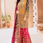 Chiffon Heavy Embroidered Wedding Dress